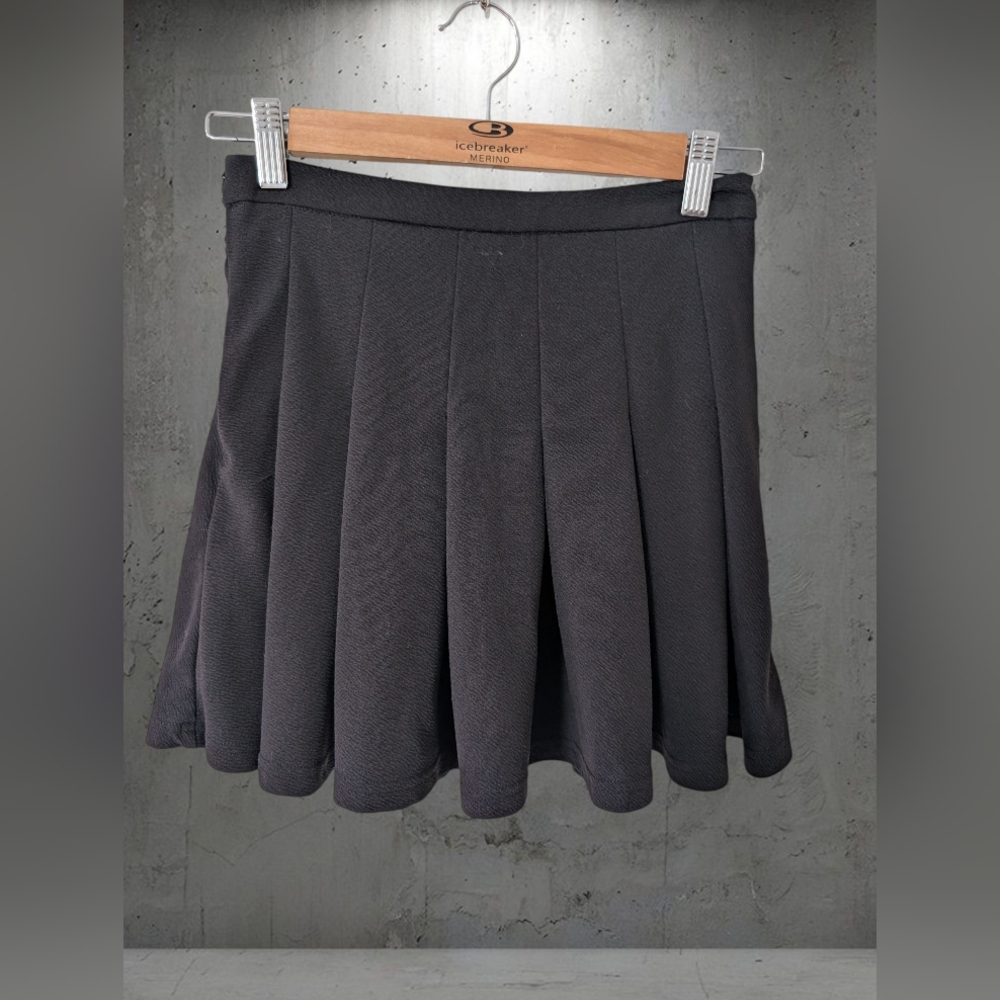 SHEIN Black Circle Skater Skirt